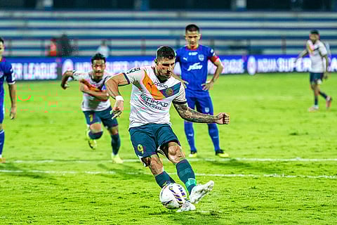 ISL 2024-25, BFC vs MCFC: Nikolaos Karelis scores a goal