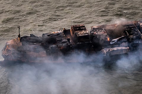 Britain Ships Collide: Solong cargo ship