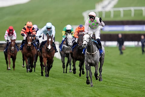 Cheltenham Festival, Day 1: Lossiemouth ridden by Paul Townend on their way to winning the Close Brothers Mares' Hurdle