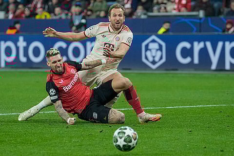 Champions League Soccer Match: Bayern Munich vs Bayer Leverkusen