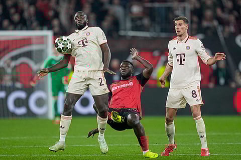 Champions League Soccer Match: Bayer Leverkusen vs Bayern Munich