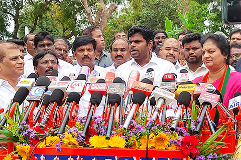 K Annamalai in Thoothukudi