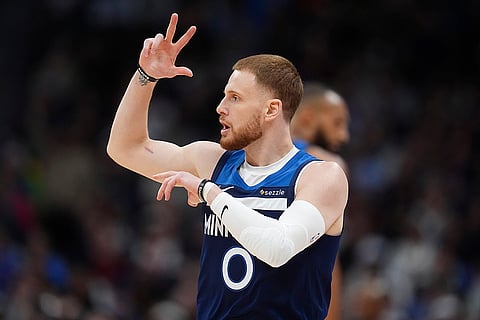 NBA 2024-25, Timberwolves vs Nuggets: Timberwolves guard Donte DiVincenzo