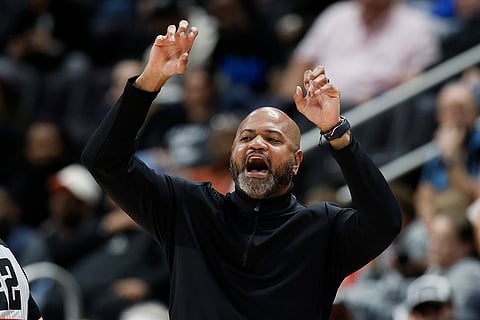 NBA 2024-25, Wizards vs Pistons: Detroit Pistons head coach J.B. Bickerstaff
