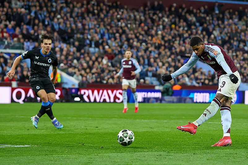 Champions League Soccer round of 16 second leg Aston Villa vs Club Brugge: Marcus Rashford