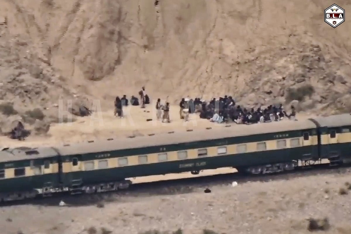 Pakistan train hijack by Baloch Liberation Army in Balochistan - AP