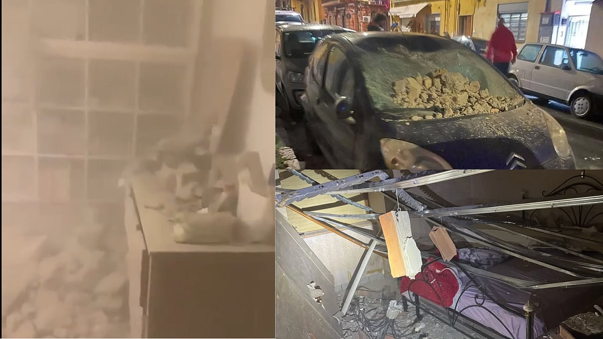 | Photo:  X/@DisastersandI : Naples Rocked By Biggest Earthquake In 40 Years 