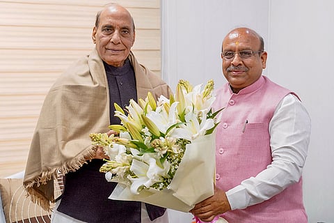 Vijender Gupta meets Rajnath Singh
