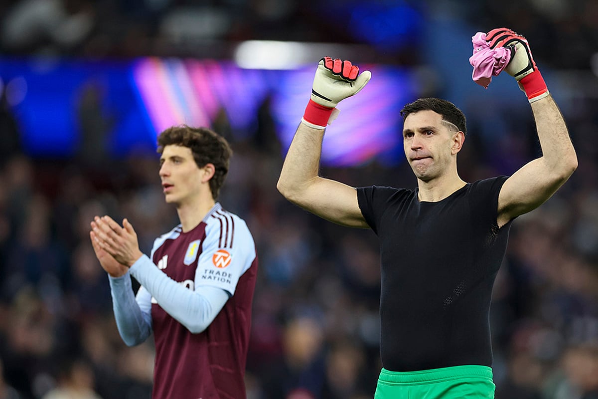 Champions League Soccer round of 16 second leg Aston Villa vs Club Brugge: Emiliano Martinez