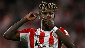 Nico Williams struck twice for Athletic on Thursday