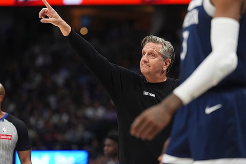 NBA 2024-25, Timberwolves vs Nuggets: Minnesota Timberwolves head coach Chris Finch