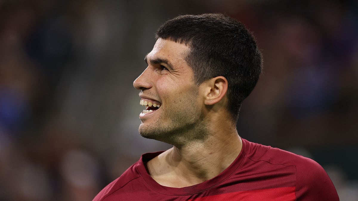 File Photo : Alcaraz says he's getting better after reaching Indian Wells quarter-final.