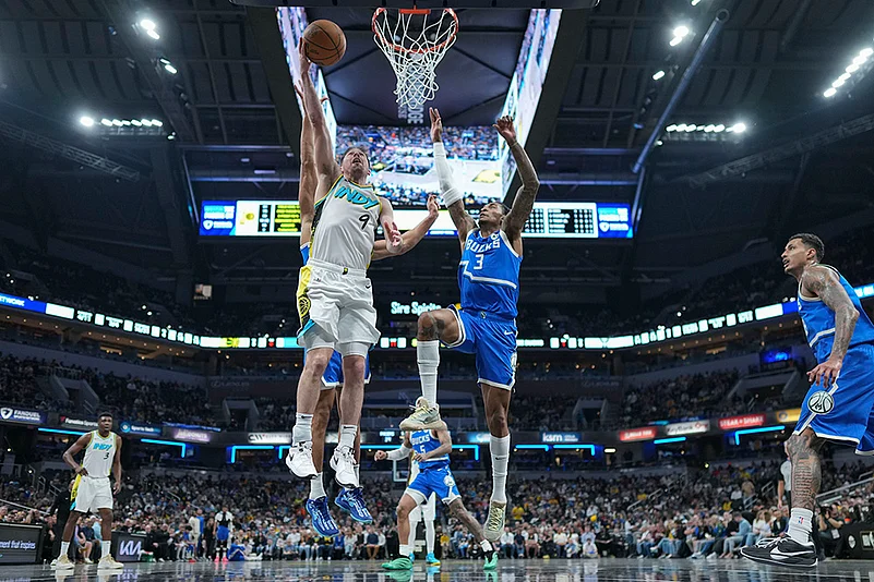 NBA Basketball game Milwaukee Bucks vs Indiana Pacers: T.J. McConnell