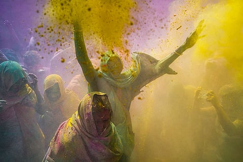 Vrindavan Holi celebration