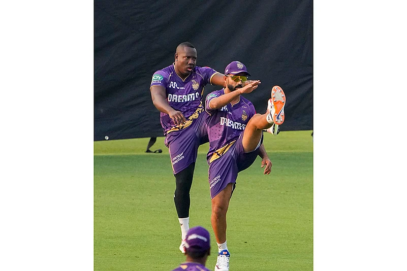 IPL 2025 Kolkata Knight Riders (KKR) training session: Ajinkya Rahane