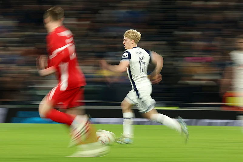 UEFA Europa League 2024-25 Tottenham Hotspur Vs AZ Alkmaar_Lucas Bergvall