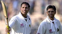 X/BCCI : VVS Laxman and Rahul Dravid walking back after batting out the fourth day of the India vs Australia 2nd Test in Kolkata 2001.