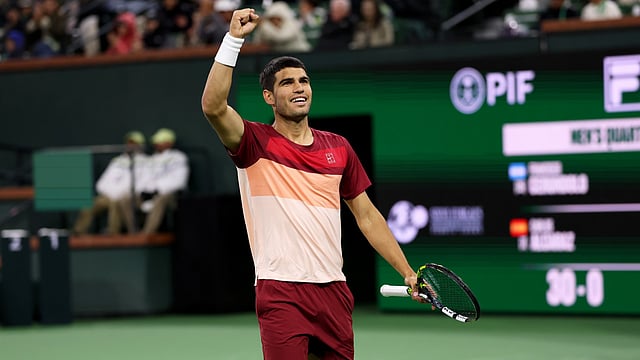 Indian Wells: Carlos Alcaraz Keeps Three-Peat Hopes Alive, Beats Francisco Cerundolo To Enter SFs