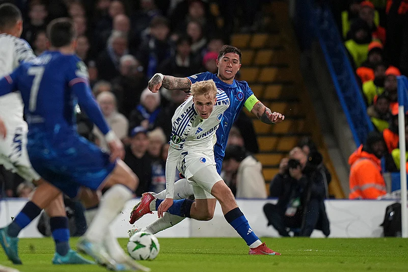 UEFA Conference League Chelsea Vs FC Copenhagen_Enzo Fernandez