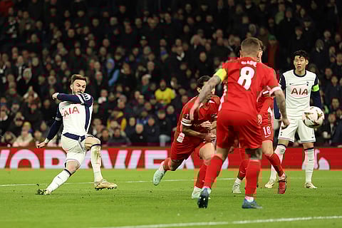 Europa League 2024-25, Tottenham Vs AZ: Tottenham's James Maddison scores his side's second goal