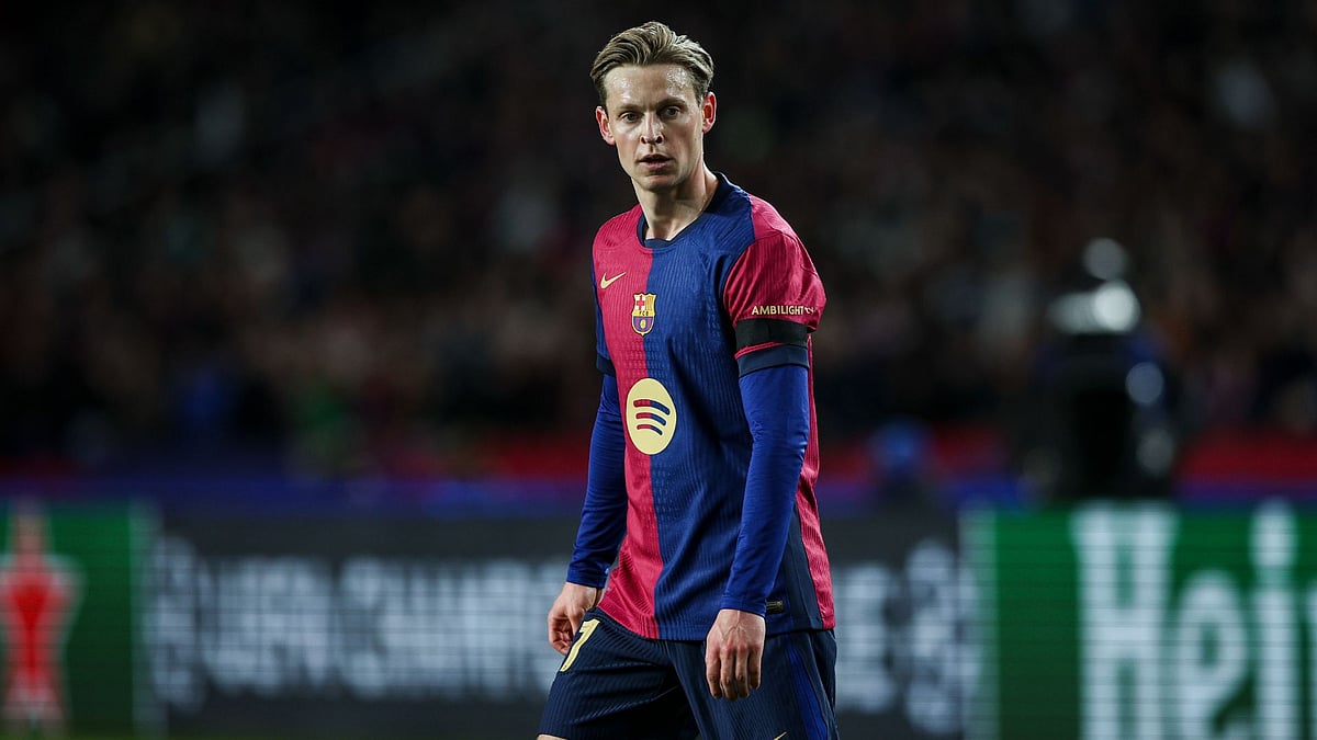 De Jong has started just four LaLiga games for Barca this season
