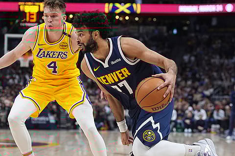 NBA Basketball: Denver Nuggets vs Los Angeles Lakers