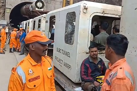 Rescue ops underway at collpased SLBC tunnel