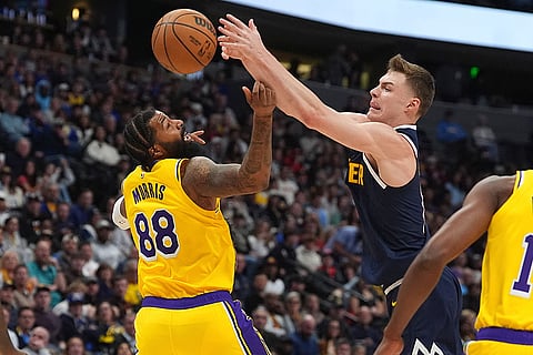 Basketball: Los Angeles Lakers vs Denver Nuggets