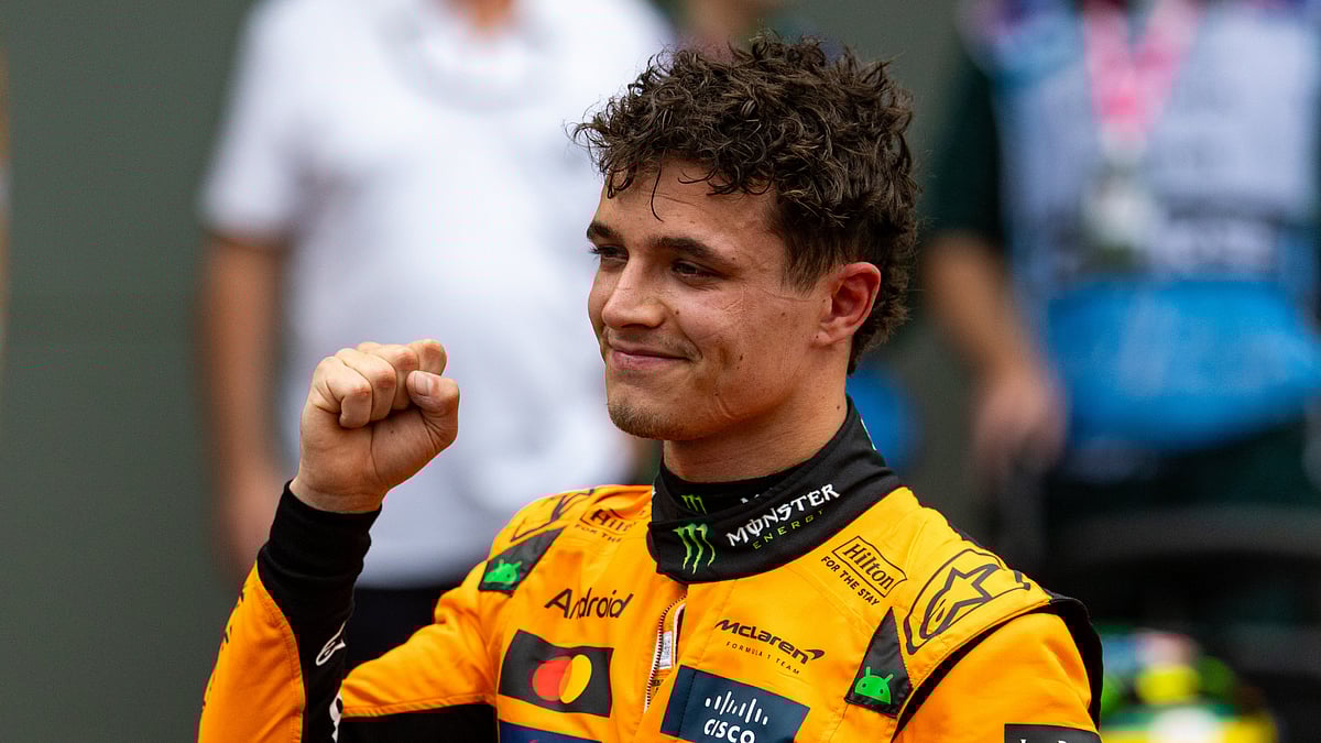 Lando Norris is on pole at the Australian Grand Prix