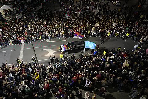 Anti Government Demonstration Serbia