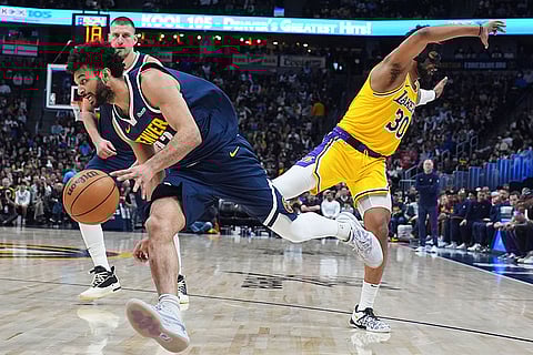 NBA: Los Angeles Lakers vs Denver Nuggets