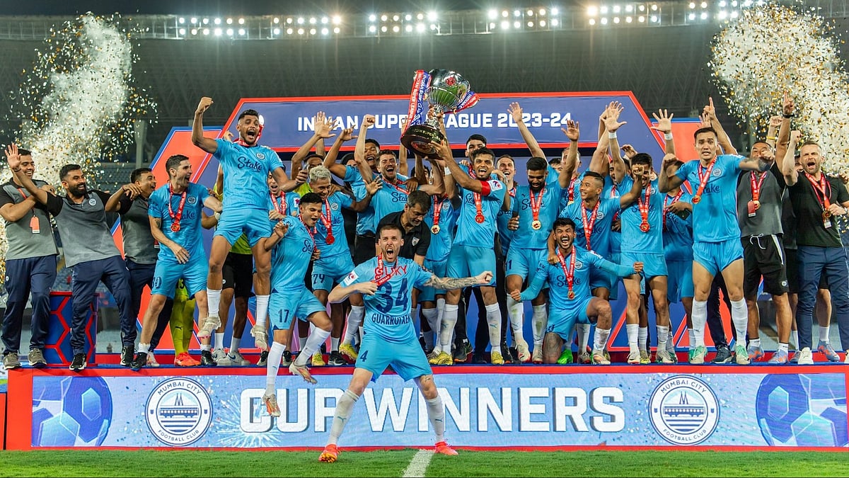 ISL 2023-24 Cup winners Mumbai City FC. - X/Mumbai City FC