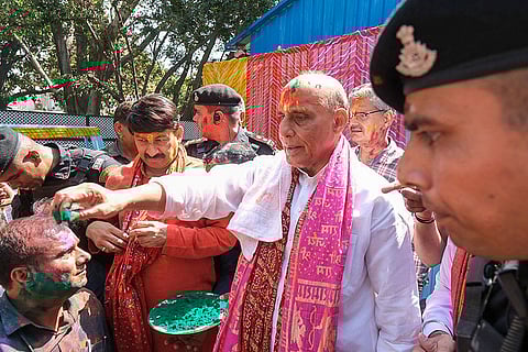 Rajnath Singh on Holi