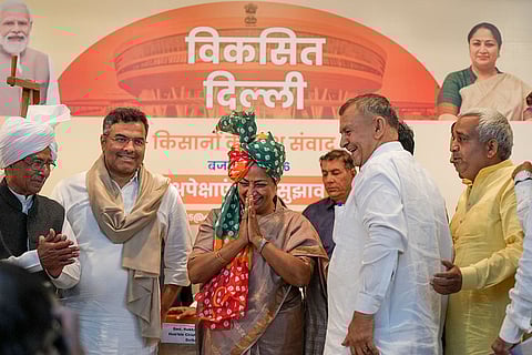 Viksit Delhi Budget: Delhi CM meets farmers