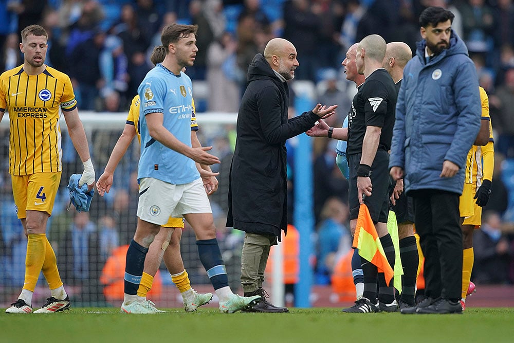 | Photo: AP/Ian Hodgson : EPL 2024-25: Manchester City vs Brighton and Hove Albion