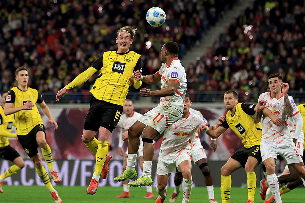 | Photo: Jan Woitas/dpa via AP : Bundesliga 2024-25: RB Leipzig vs Borussia Dortmund