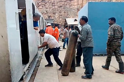 Rescue ops underway at collpased SLBC tunnel