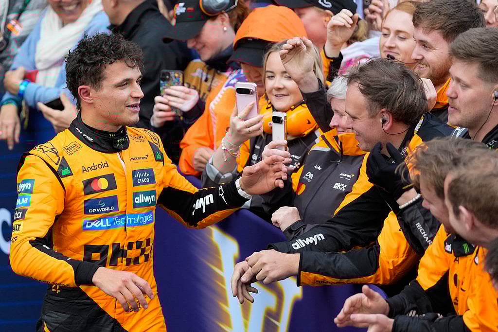 AP/Asanka Brendon Ratnayake : Lando Norris.