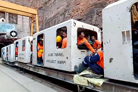 Rescue ops underway at collpased SLBC tunnel