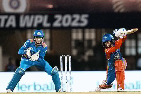 WPL Final 2025 MI vs DC: Delhi Capitals' Jemimah Rodrigues plays a shot