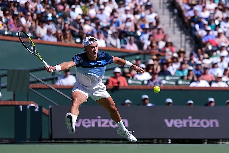 Indian Wells Tennis 2025 BNP Paribas Open tennis tournament, Jack Draper vs Holger Rune_4