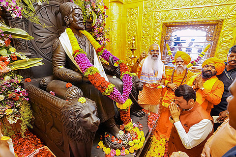 Shivaji Maharaj Temple inauguration