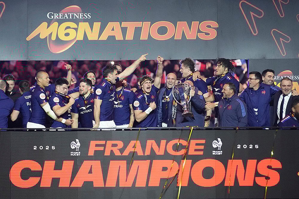 | Photo: AP/Christophe Ena : Six Nations Rugby 2025: France vs Scotland