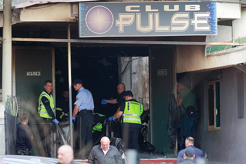 Nightclub fire in North Macedonia Fire in nightclub in the town of Kocani, Photo: 3