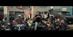 Screengrab from the video song : Trump I Cheema Y