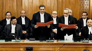 | Photo: Supreme Court on YouTube (Screengrab) : Justice Joymalya Bagchi Sworn In As SC Judge