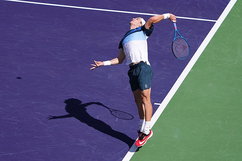 Indian Wells Tennis 2025 BNP Paribas Open tennis tournament, Jack Draper vs Holger Rune_5