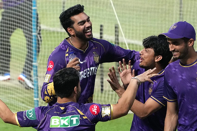 IPL 2025: KKR training session in Eden Gardens Stadium