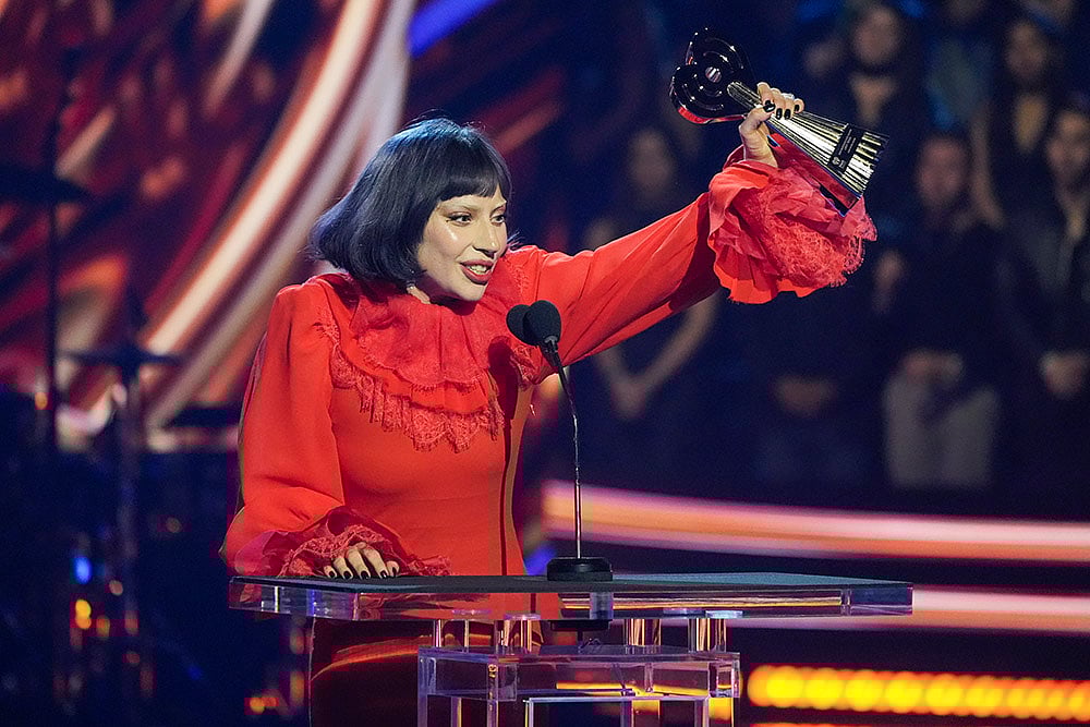 | Photo: AP/Chris Pizzello : 2025 iHeartRadio Music Awards: Lady Gaga