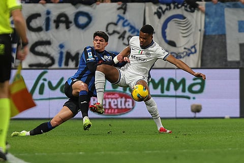 Serie A Soccer Match: Atalanta vs Inter Milan